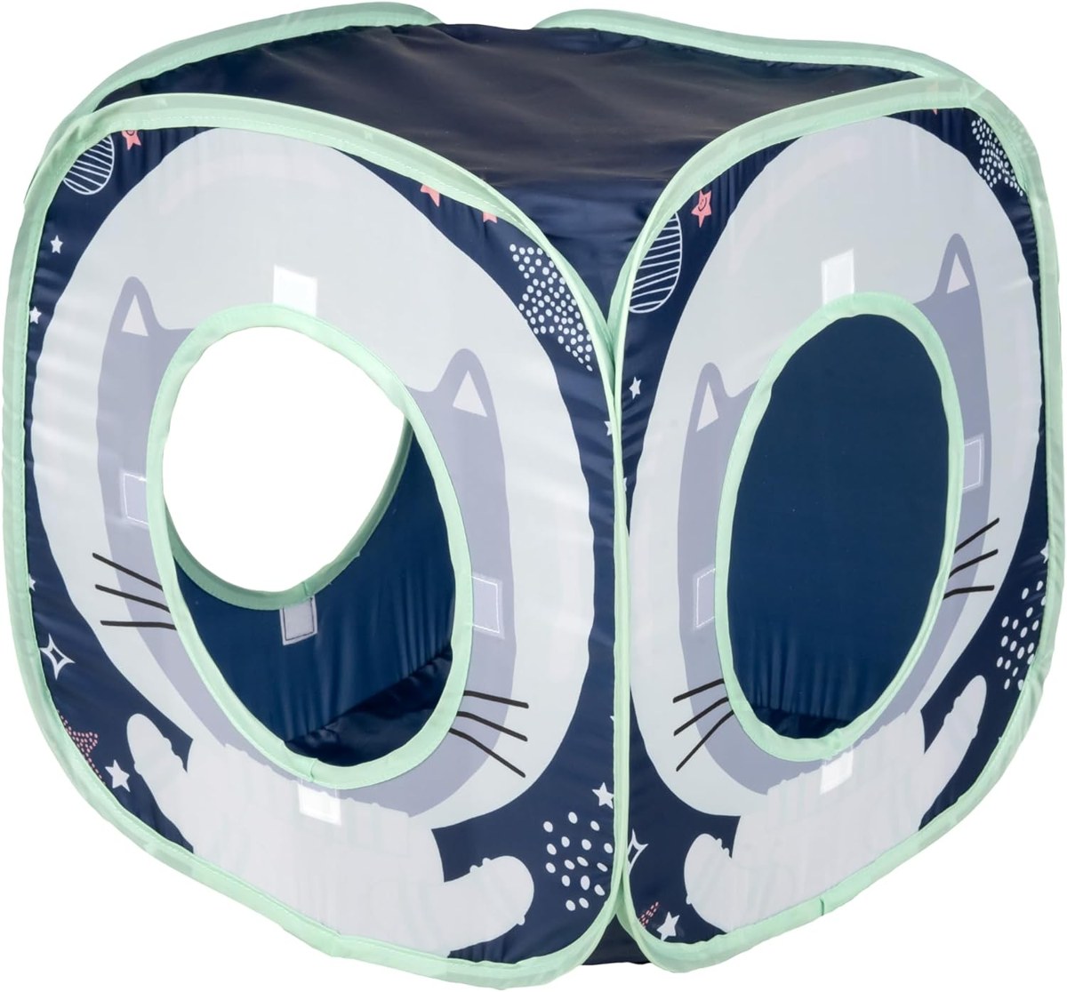 Kitty City Galactic Pop-Up Cube and Tent House