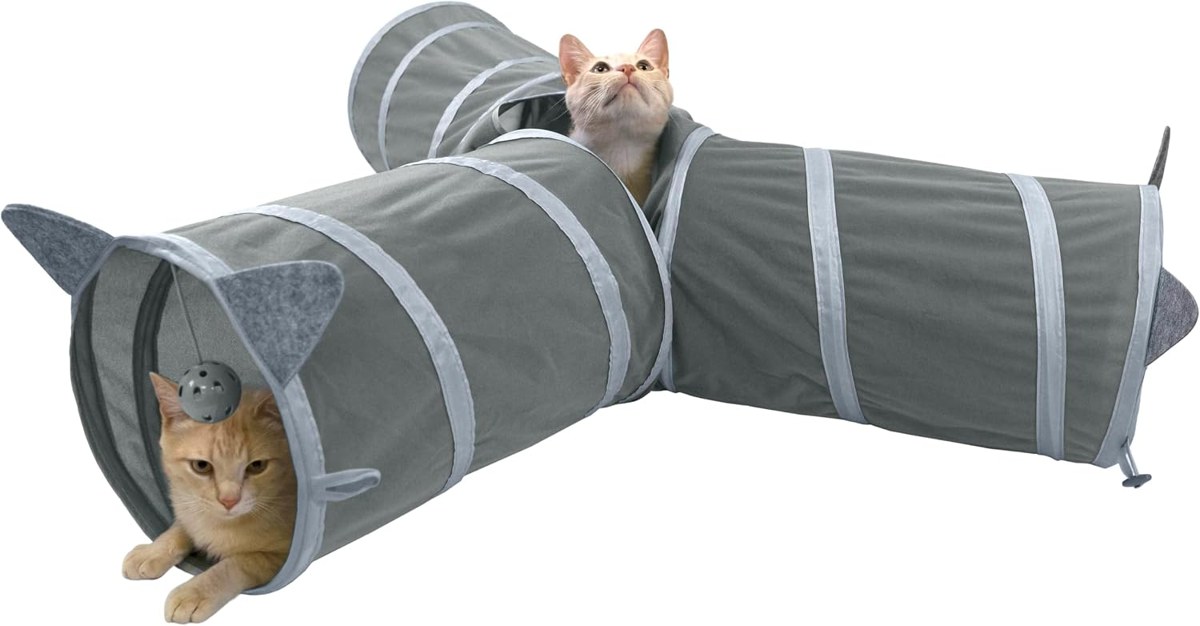 Kitty City Pop-Open Cat Tunnel