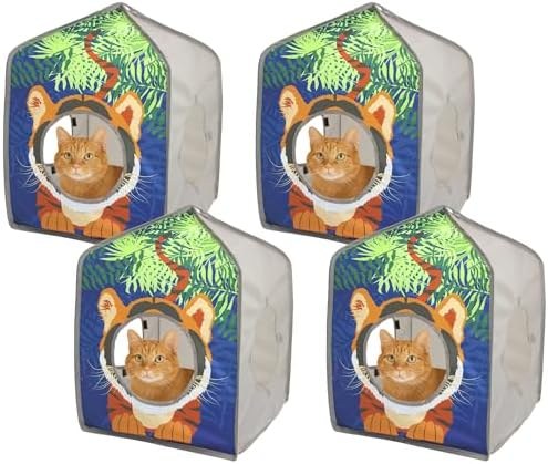 Tiger houses (4-pack)